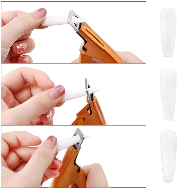 1pcs Nail Capsule Cutter U-Shaped False Acrylic Tips Scissors Trimmer Cutters Nail Clipper Professional Manicure Accessories