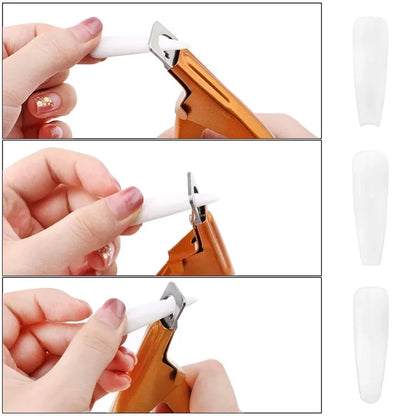 1pcs Nail Capsule Cutter U-Shaped False Acrylic Tips Scissors Trimmer Cutters Nail Clipper Professional Manicure Accessories