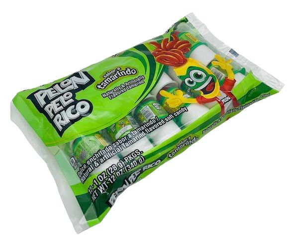 Mini Pelon Pelo Rico Tamarind Push up Candy Pack of 12.