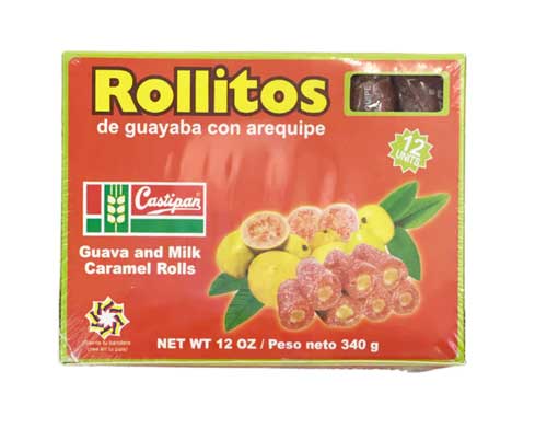 Rollitos de Guayaba Con Arequipe 340 gr. / 12 oz. - 2 Pack
