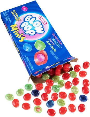 Charms Blow Pops Minis Theater Box with no Stick, 3.5 Ounces (Min. 144pieces) - 3 pks