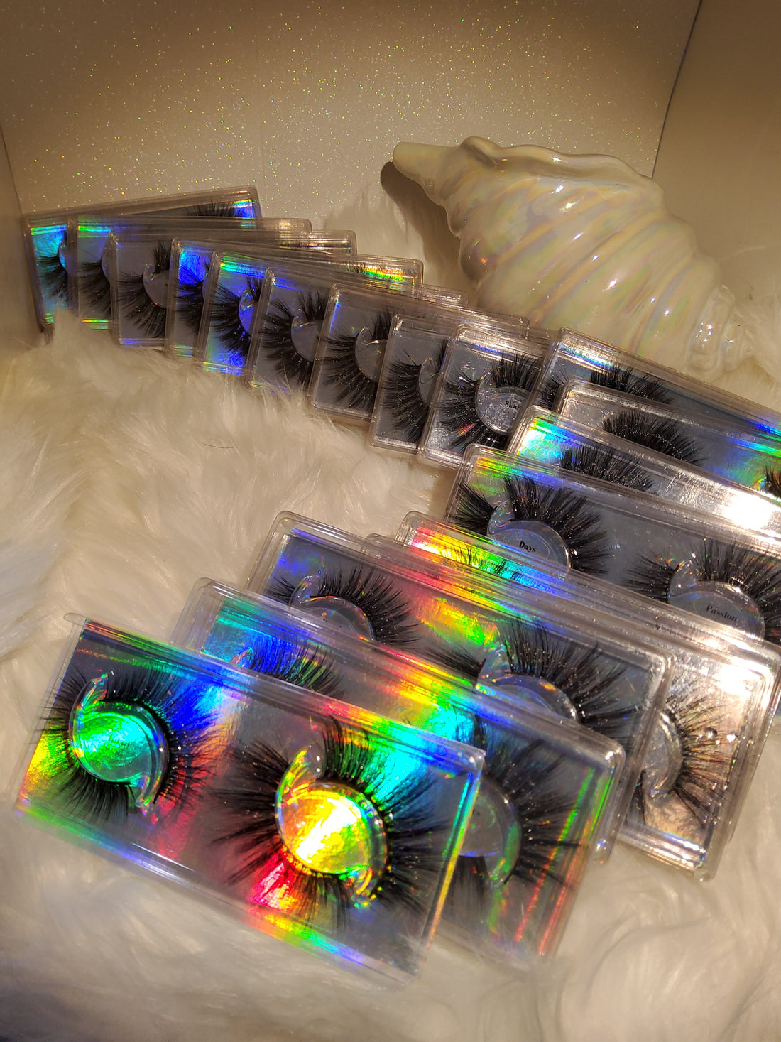 7D Combo - Black 35mm Faux Lashes